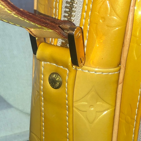 LOUIS VUITTON Wooster Vernis Monogram Crossbody Bag with Vachetta Shoulder Strap - Picture 6 of 17